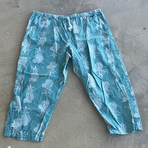 Jimmy Buffett Margaritaville Dreams Pineapple Pajama Pants, 2X